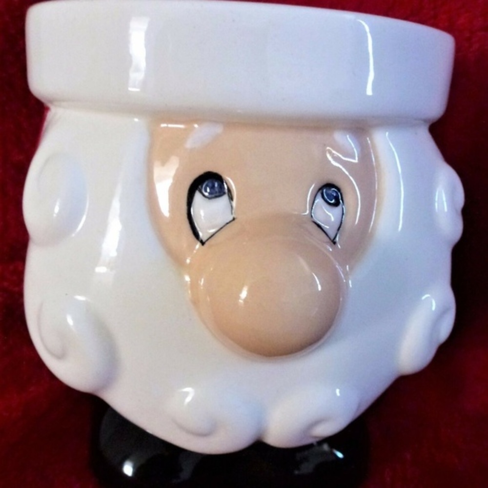 1976 Vintage Ceramic Classic Santa Figure Vase By Wood & Ceramic's USA
